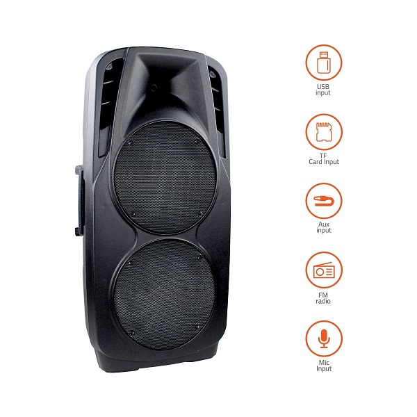 India Desire : Buy Artis BT927 Outdoor Bluetooth Speaker with USB/FM/TF Card Reader/AUX in/Mic in Trolley Bluetooth Speaker (Black) at Rs. 12999 from Amazon [Regular Price Rs 18999]